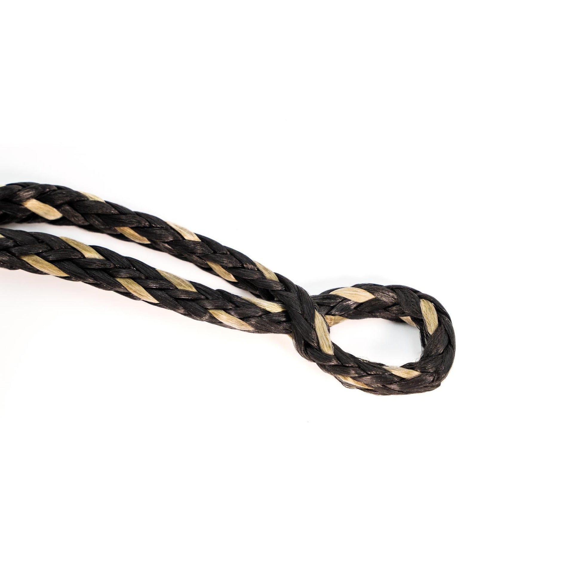 TAC UTV & Small Vehicle Soft Shackle braided tow rope in black and tan by Carbon Offroad USA on Tampa Home & Garden Store