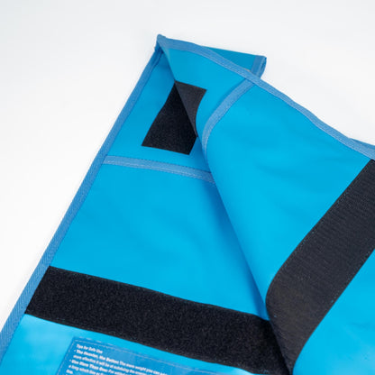 Blue winch damper blanket with blue webbing straps Carbon Offroad USA recovery gear on Tampa Home & Garden Store