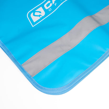 Winch Damper Blanket recovery accessory in bright blue with gray strap by Carbon Offroad USA on Tampa Home & Garden Store