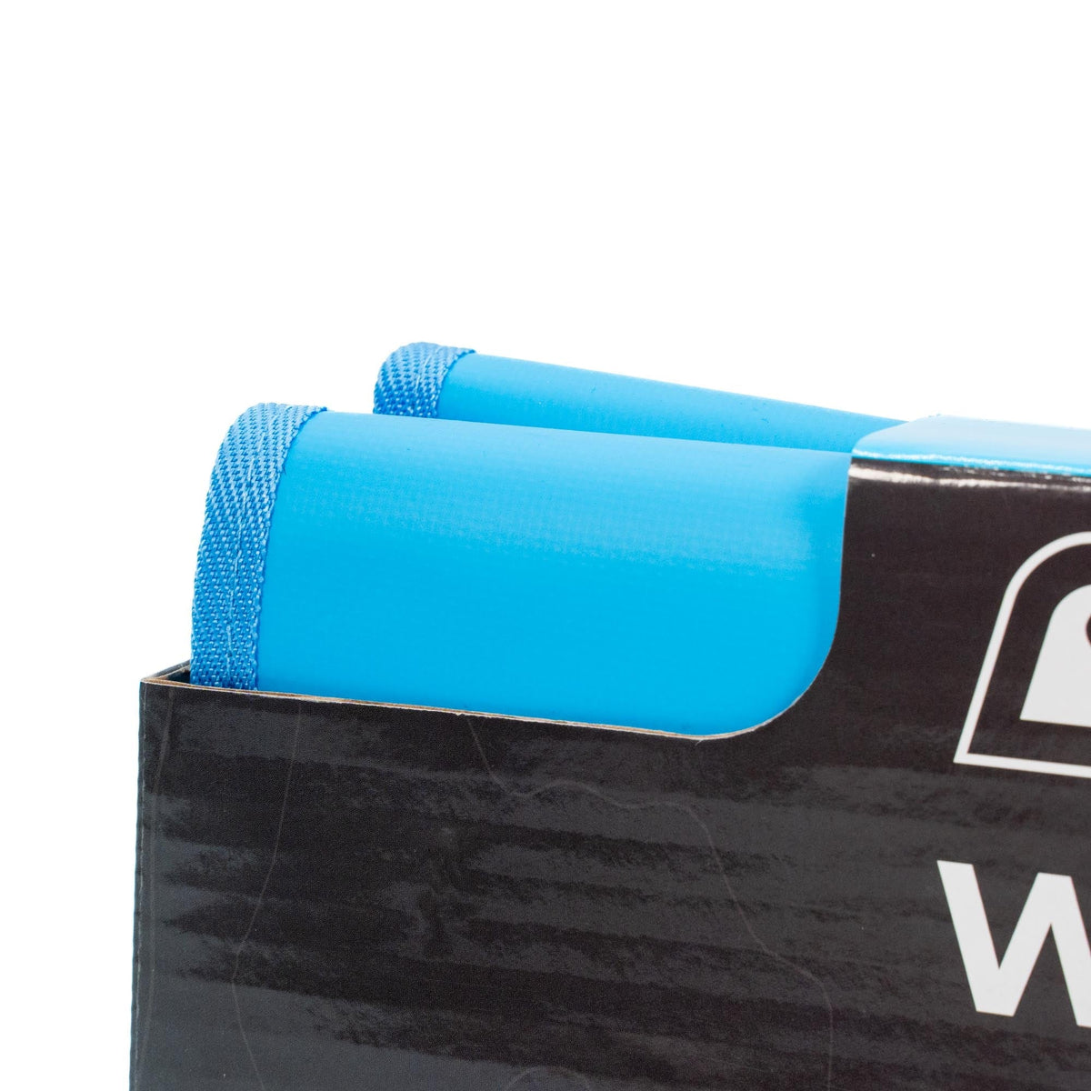 Winch Damper Blanket blue neoprene recovery pad by Carbon Offroad USA with blue strap in box on Tampa Home & Garden Store