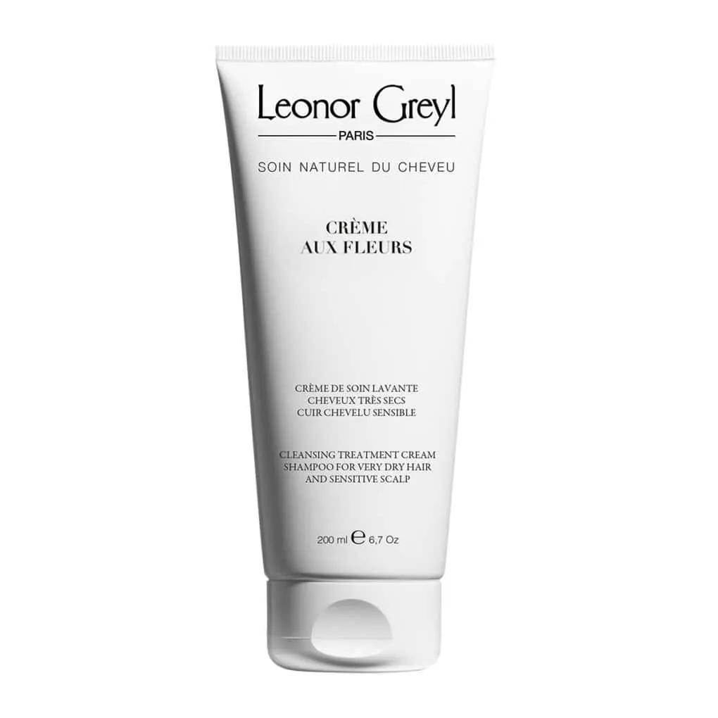 Creme aux Fleurs cleansing cream shampoo by Leonor Greyl in a white tube, 200 ml on Tampa Home & Garden Store