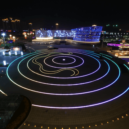 Luminaire encastré carré CRG30 | LED RGBW basse tension