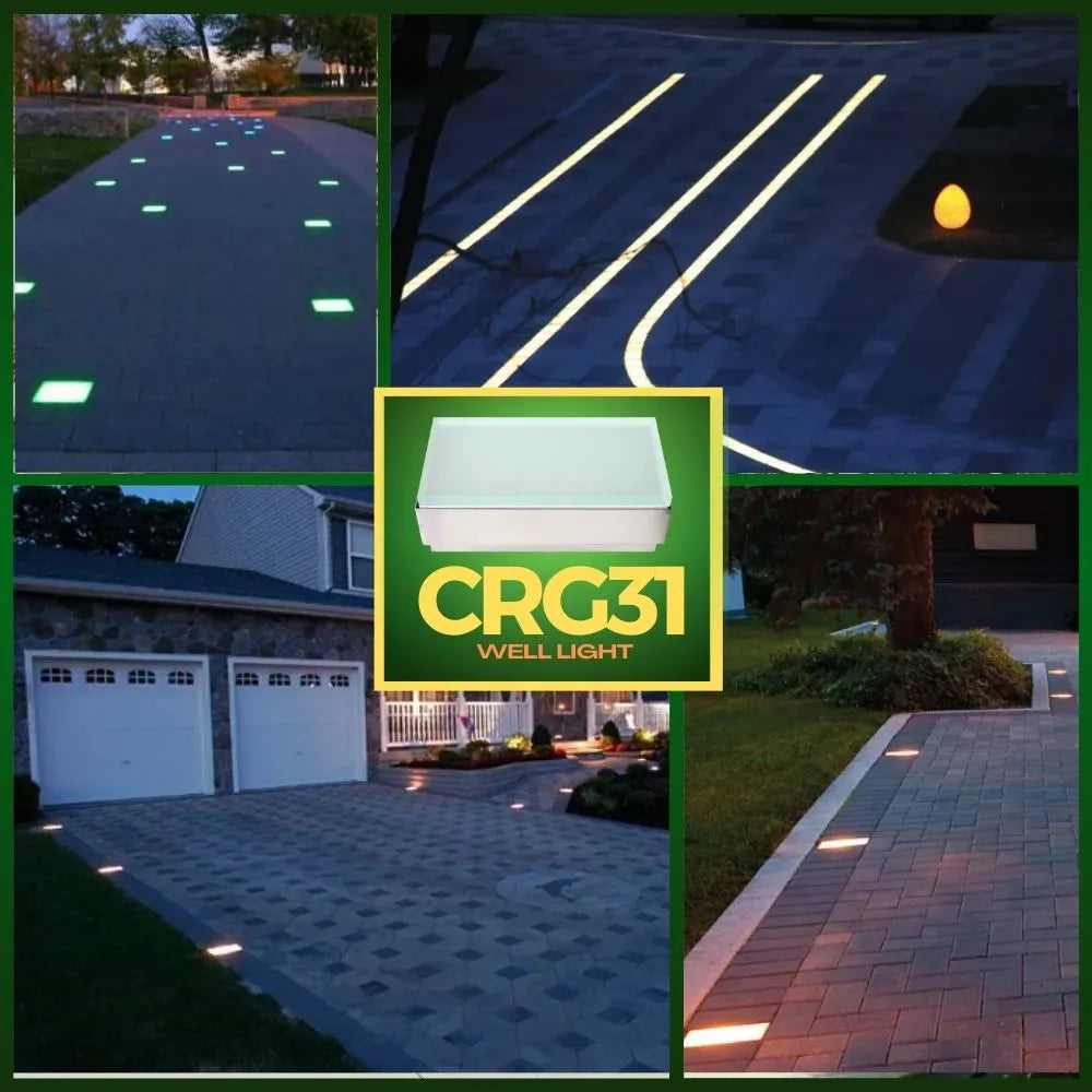 In Ground Paver Light Rectangle CRG31 | Low Voltage LED RGBW