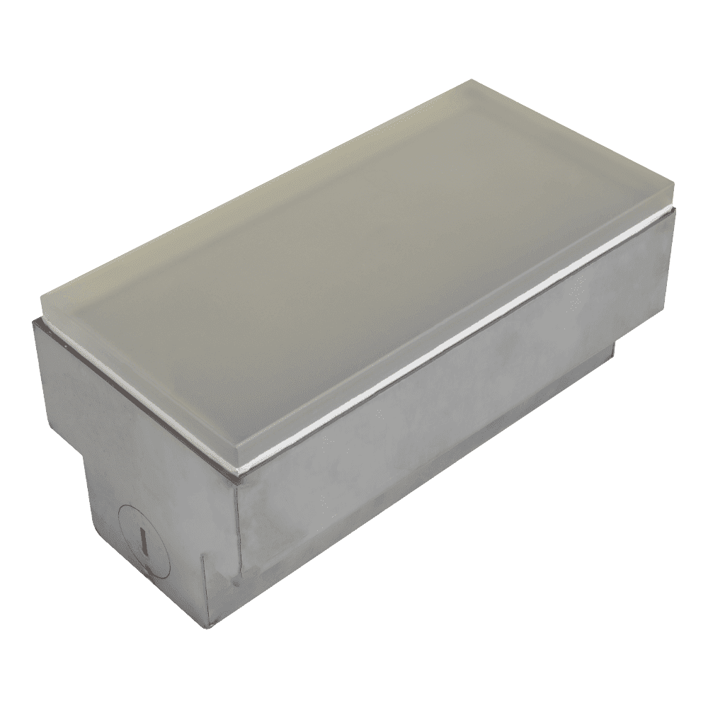 CRG31 basse tension dans le sol RVB ou WW LED pavé lumineux rectangulaire IP67 étanche