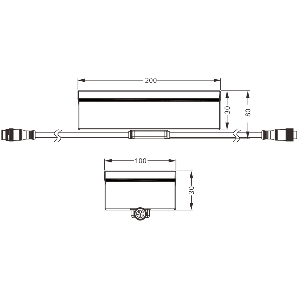 CRG31 basse tension dans le sol RVB ou WW LED pavé lumineux rectangulaire IP67 étanche