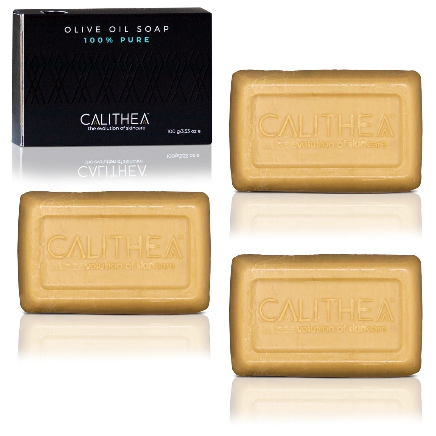 All Natural Pure Olive Oil Soap Three Pack