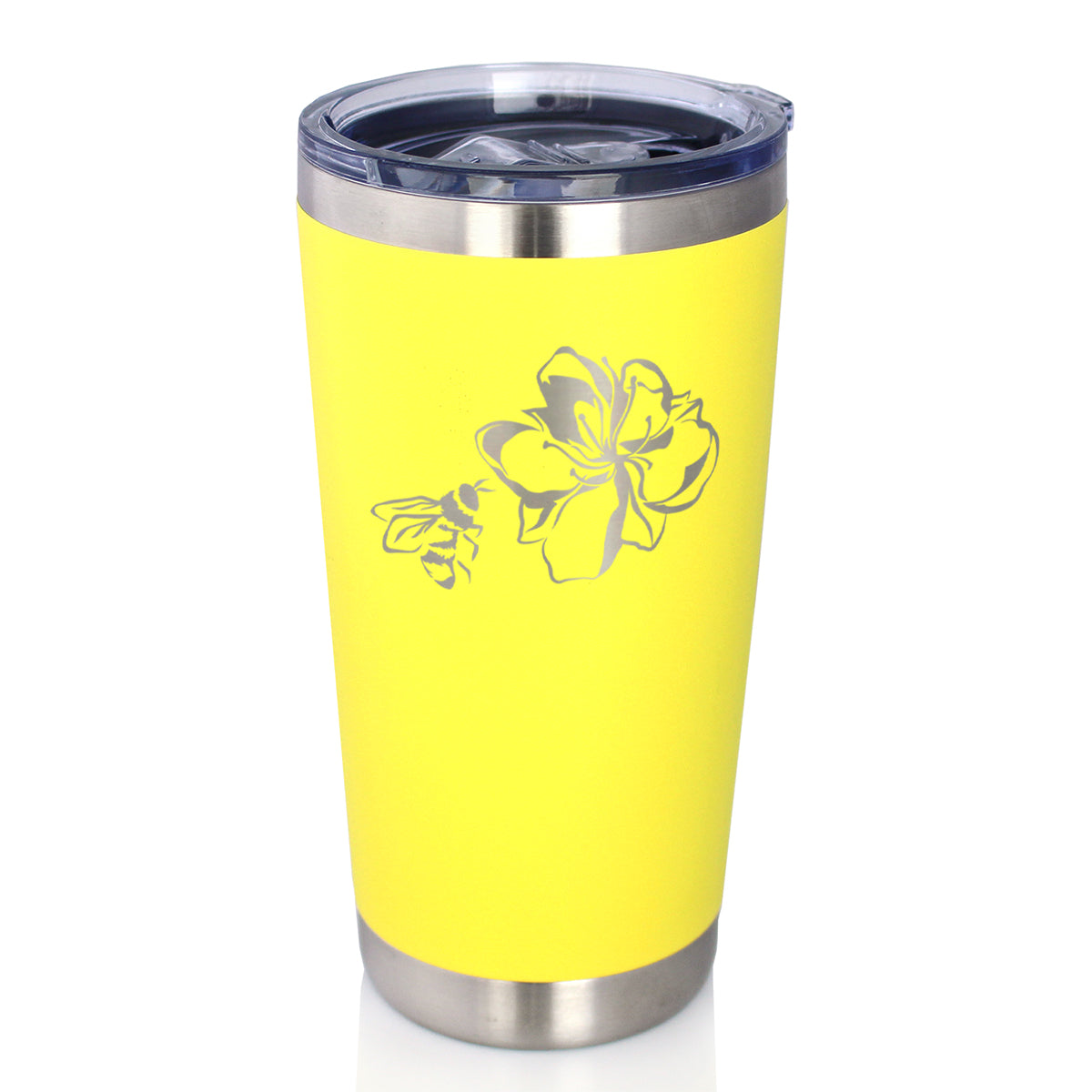 Flor de abeja: lindos regalos para los amantes de la naturaleza y las abejas: vaso de café de 20 oz