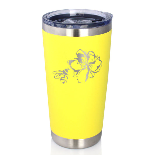 Bee Flower - Cute Gifts for Bumblebee & Nature Lovers - 20 oz Coffee Tumbler