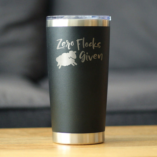 Zero Flocks Given Sheep - 20 oz Coffee Tumbler