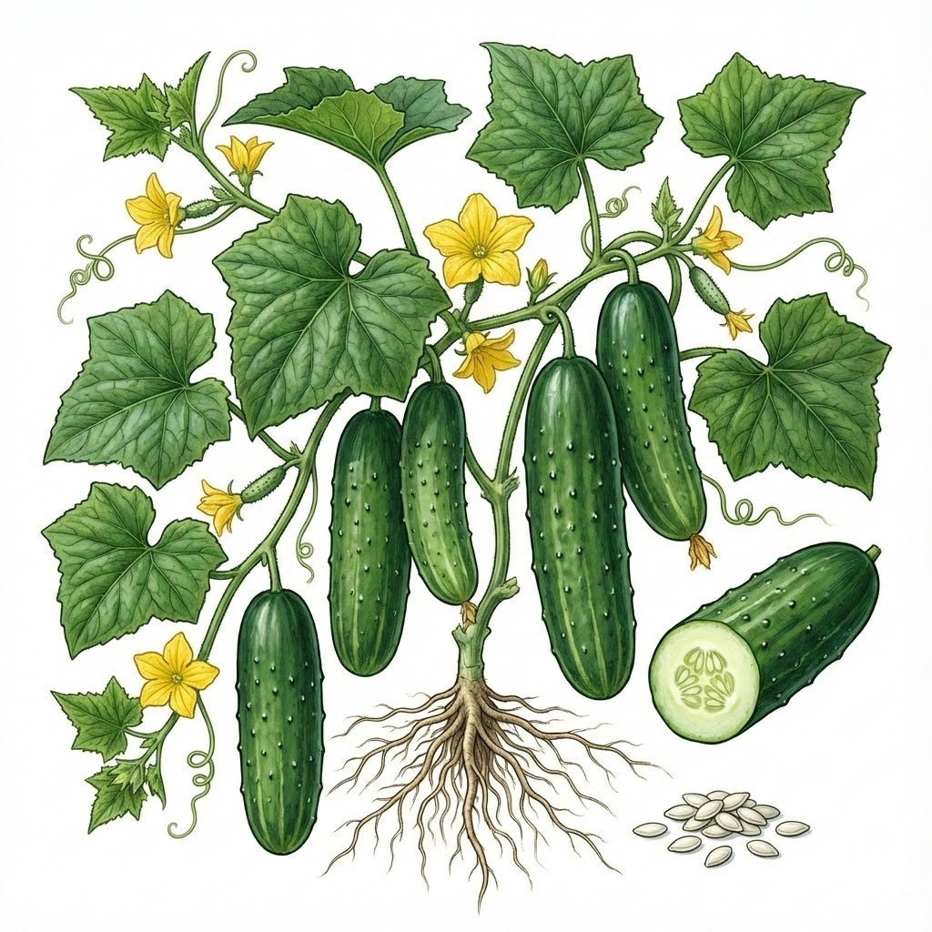 CUCUMBER Seeds, Marketmore - Tampa Home & Garden Store