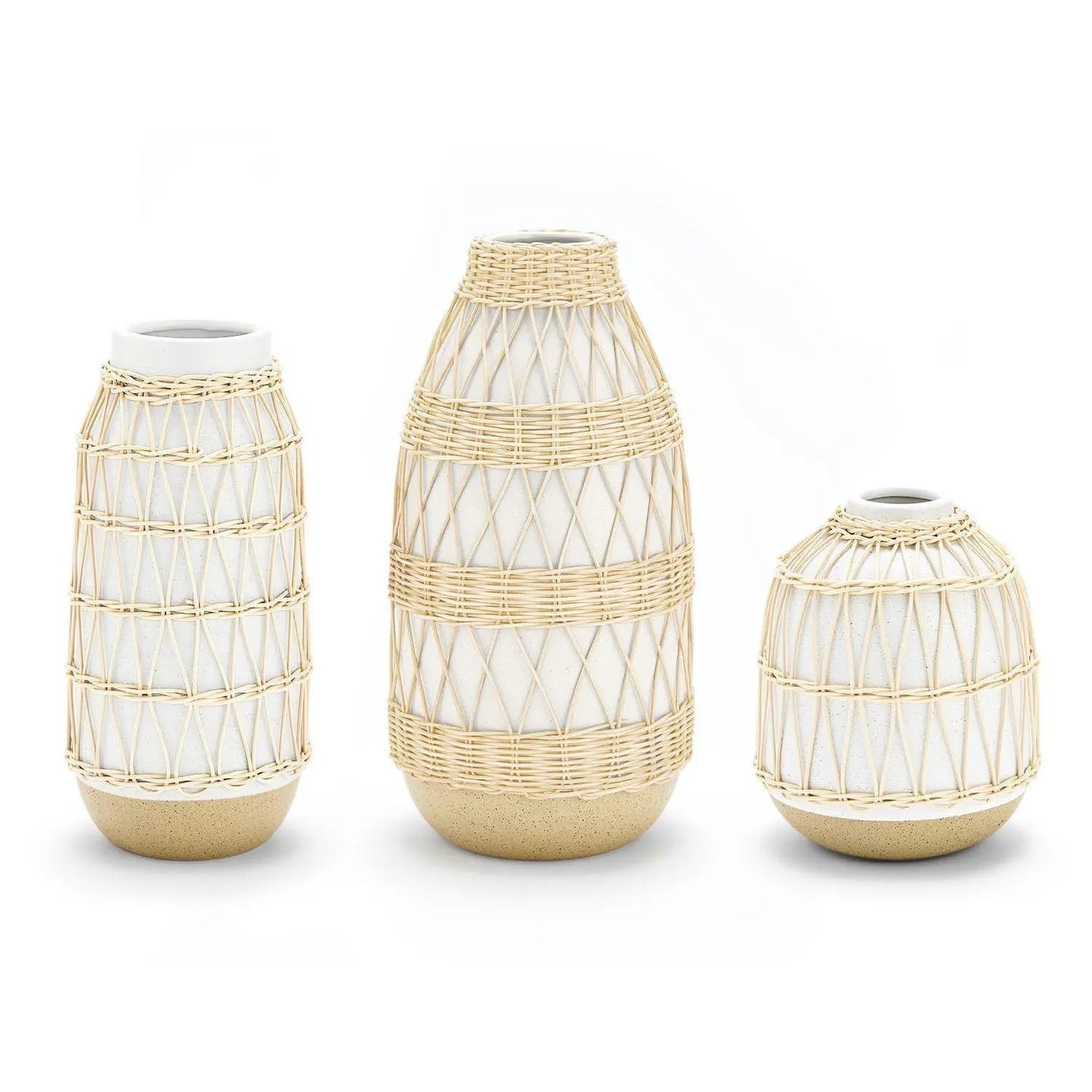 Madison Willow Vase Set for Home Decor and Style