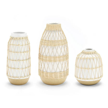 Madison Willow Vase Set for Home Decor and Style