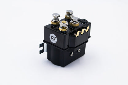 Carbon Offroad USA 600amp sealed winch solenoid, 12V, brass terminal posts on black housing on Tampa Home & Garden Store