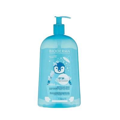 Bioderma baby skincare blue pump bottle with penguin, gentle cleanser for sensitive skin on Tampa Home & Garden Store