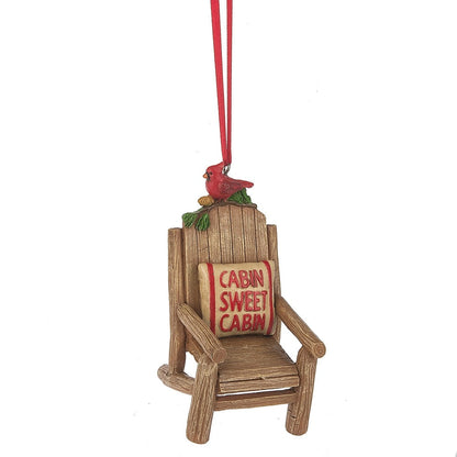 Cabin Sweet Cabin Chair Ornament - Tampa Home & Garden Store