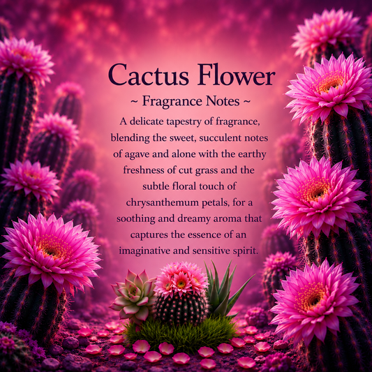 Cactus Flower and Jade Crystal-Enhanced Oil Diffuser, Car Air Freshener, 8ml - Tampa Home & Garden Store