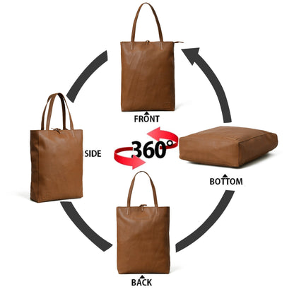Café Chic Women's Leather Tote Bag - Tampa Home & Garden Store