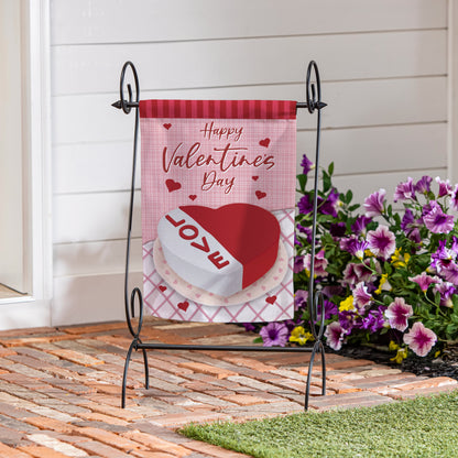 Cake Full Of Love Suede Garden Flag - Tampa Home & Garden Store