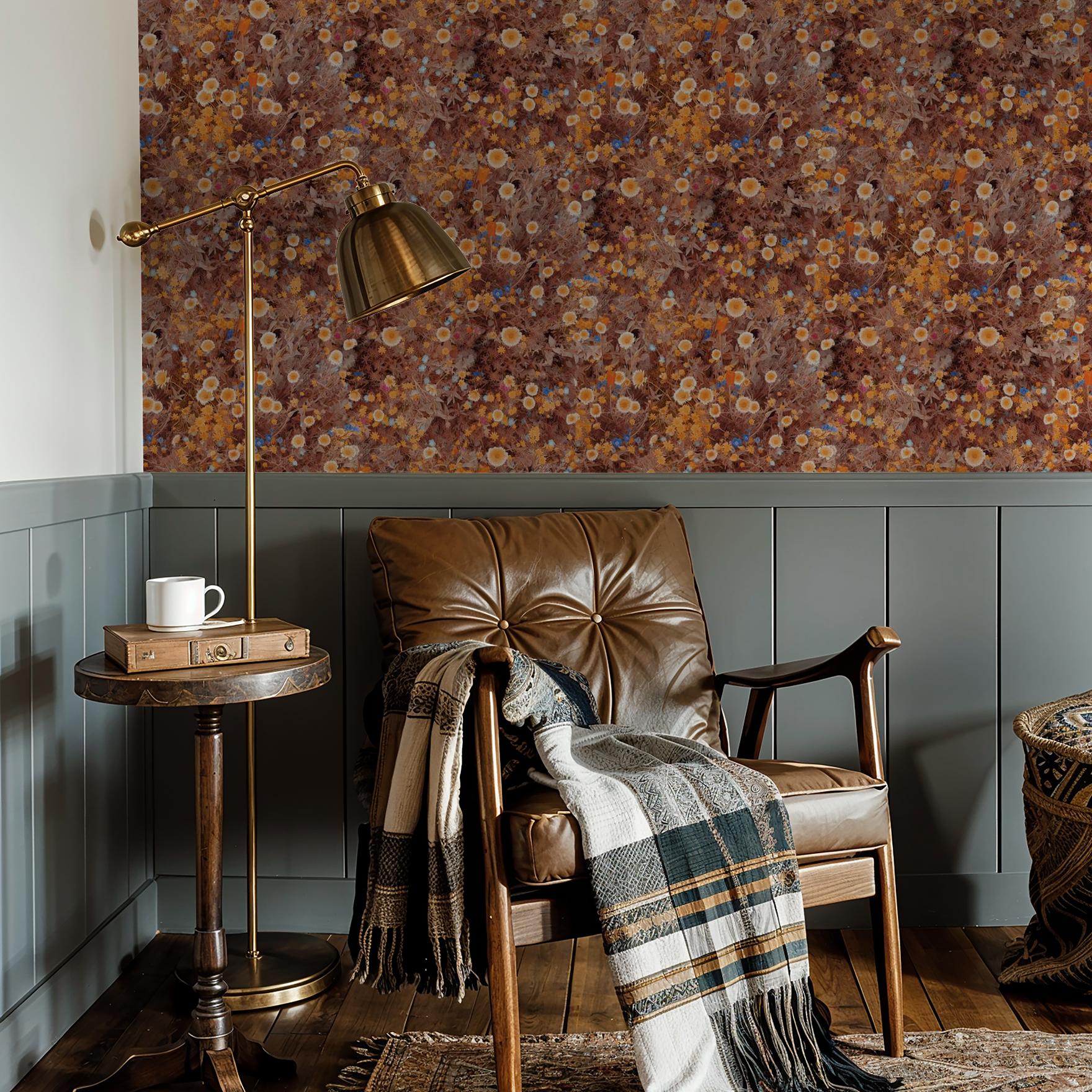 Cali Flowers Wallpaper, golden hour - Tampa Home & Garden Store