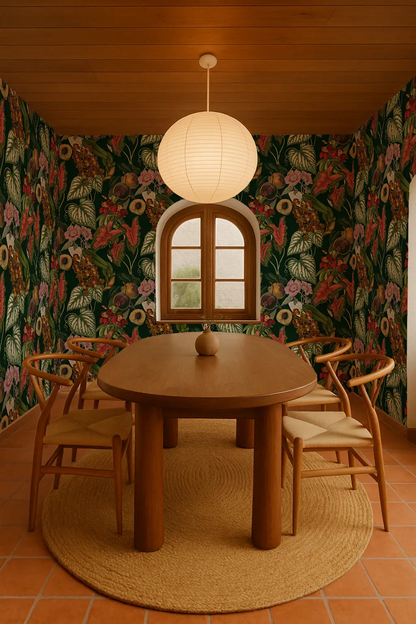 Cali Tropicale Wallpaper, dark green - Tampa Home & Garden Store