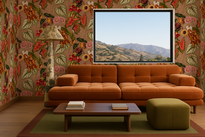 Cali Tropicale Wallpaper, mocha mousse - Tampa Home & Garden Store