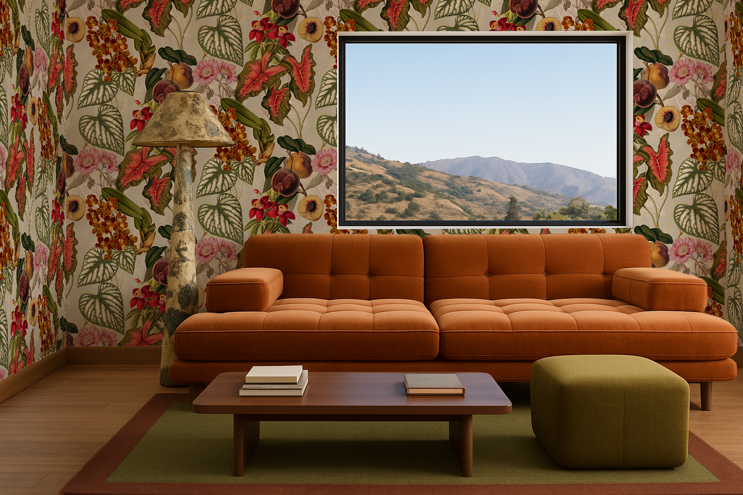 Cali Tropicale Wallpaper, taupe - Tampa Home & Garden Store