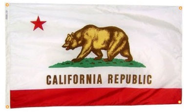 California Flag With Grommets Along with Edges for Wall Hanging - Tampa Home & Garden Store