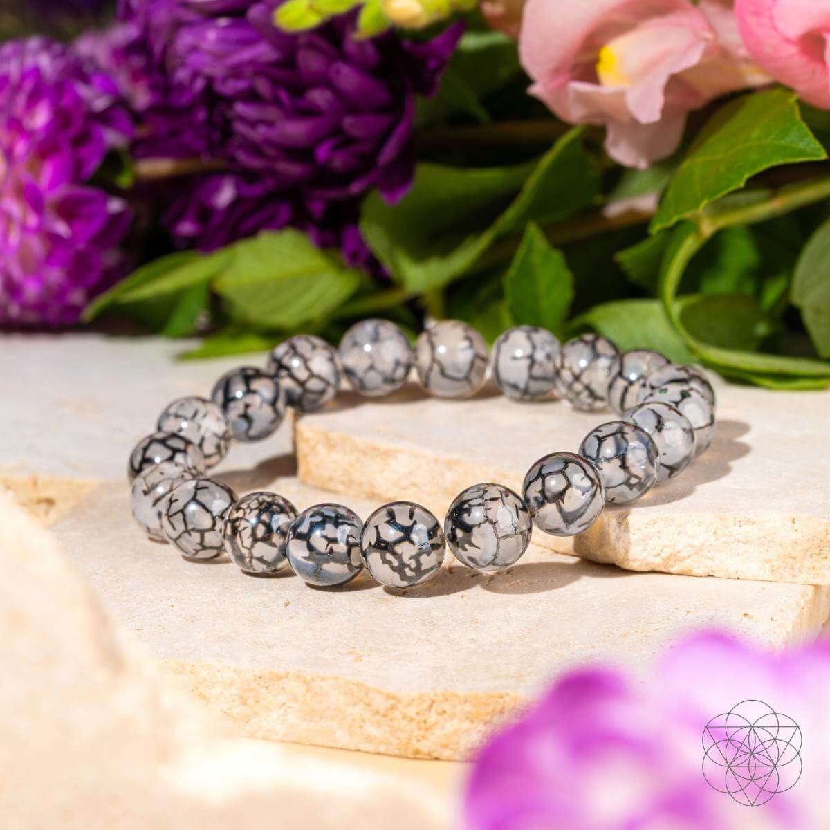 Calm in the Chaos - River Agate Bracelet - Tampa Home & Garden Store