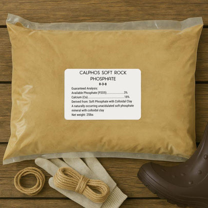 Calphos Soft Rock Phosphate (25 lb bag) - Tampa Home & Garden Store