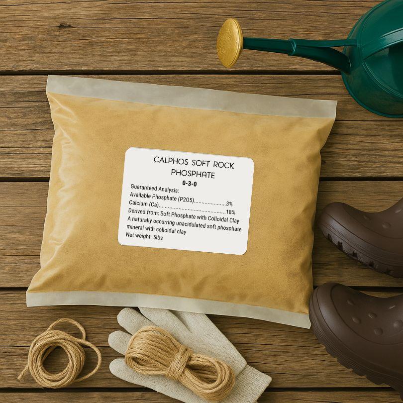 Calphos Soft Rock Phosphate (5 lb bag) - Tampa Home & Garden Store