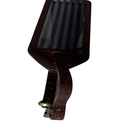 Cambridge Full Grain Leather Luggage Tag