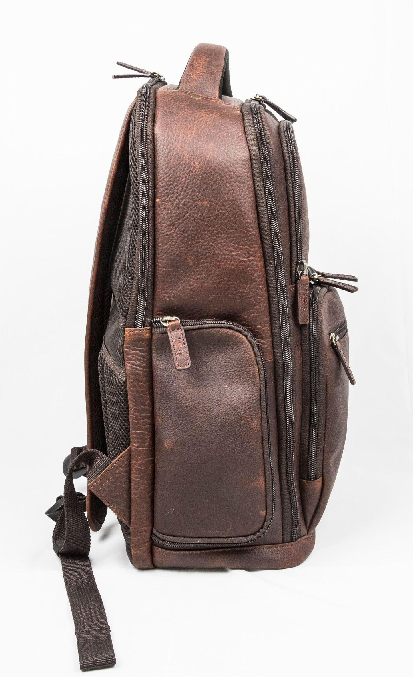 Cambridge Full Grain Mens Leather Backpack