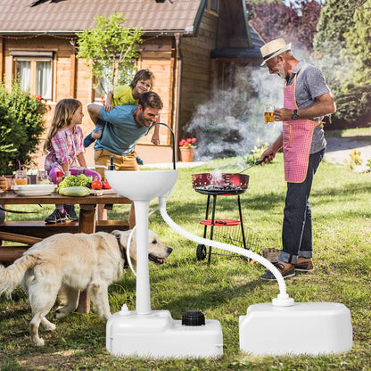 Camping Hand Wash Station Basin Stand with 4.5 Gallon Tank - Tampa Home & Garden Store