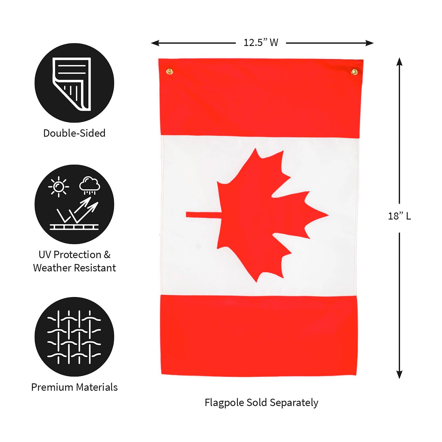 Canada Garden Applique Flag - Tampa Home & Garden Store