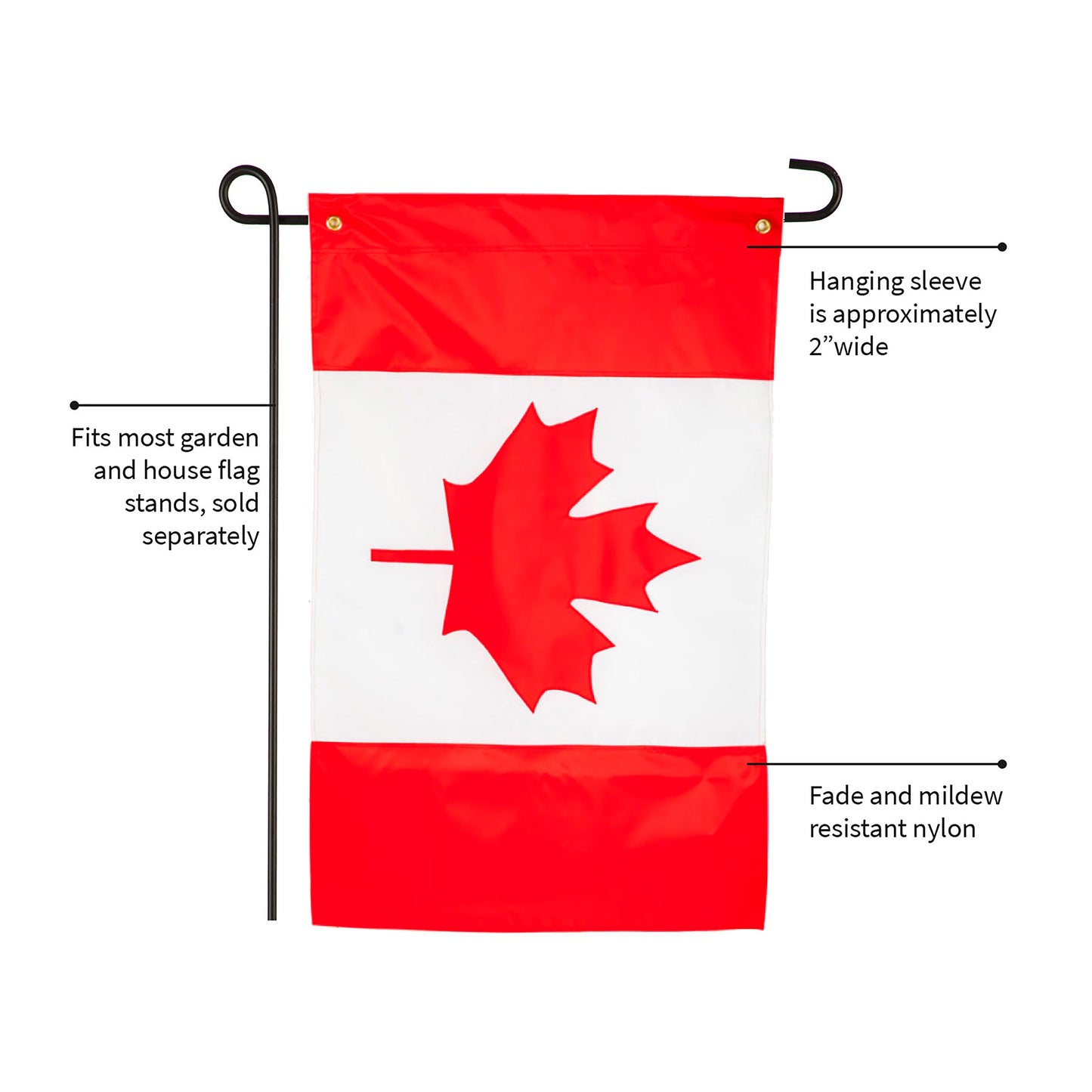 Canada Garden Applique Flag - Tampa Home & Garden Store