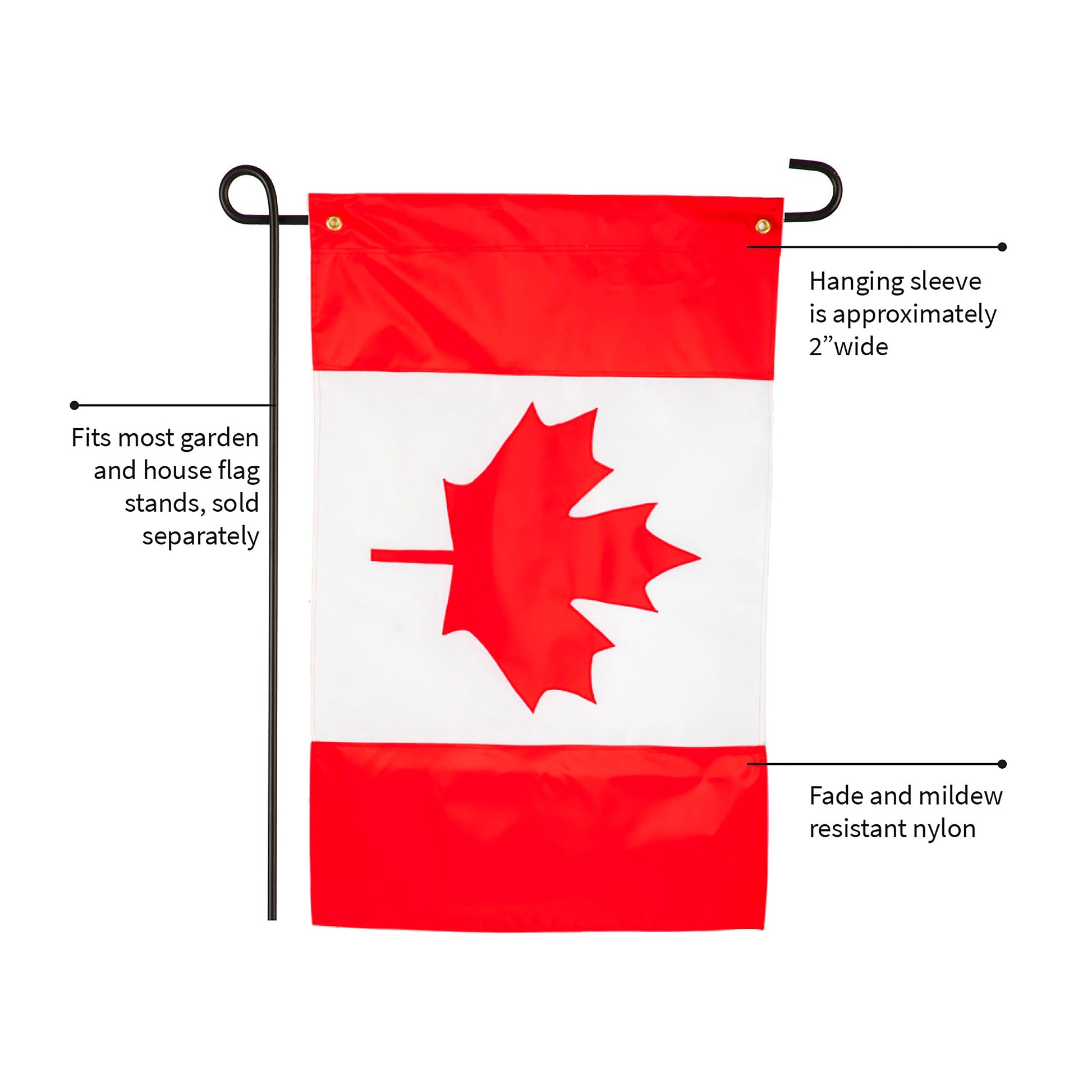Canada Garden Applique Flag - Tampa Home & Garden Store