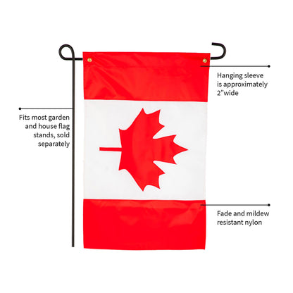 Canada Garden Applique Flag - Tampa Home & Garden Store
