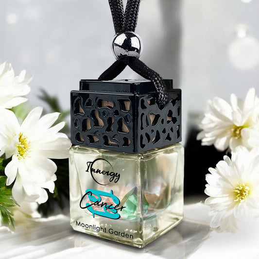 Cancer Zodiac Crystal-Enhanced Oil Diffuser, Car Air Freshener, 8ml - Tampa Home & Garden Store