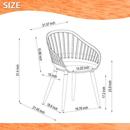 Nassau resin and aluminum chairs 4-piece outdoor set by LifestyleGarden US in a diagram on Tampa Home & Garden Store