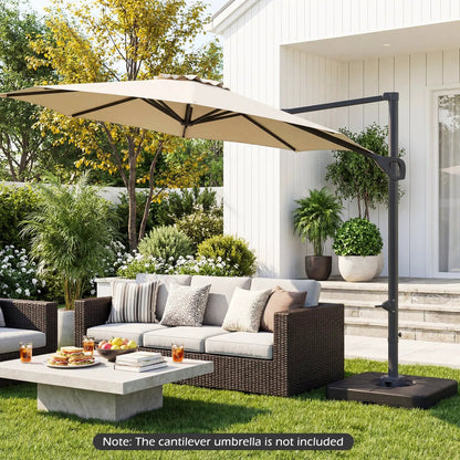 Patio Umbrella Base 220 Lbs Water Sand Fillable
