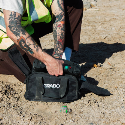 GRABO Canvas Carry Bag, black canvas tool bag with GRABO logo on Tampa Home & Garden Store