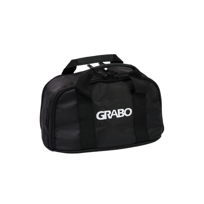 GRABO canvas carry bag black with GRABO logo, handles for suction gripster accessories on Tampa Home & Garden Store