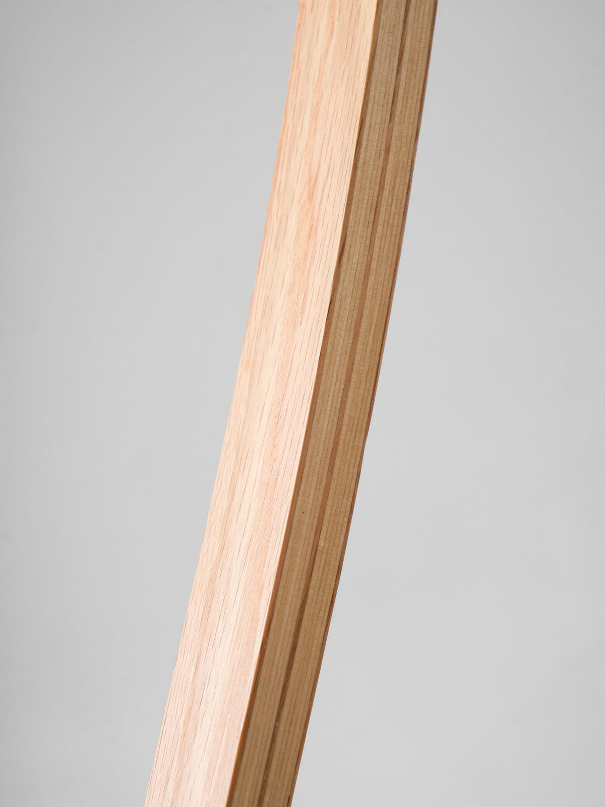 Arc floor lamp in beech wood with curved frame Moktan Sabai on Tampa Home & Garden Store