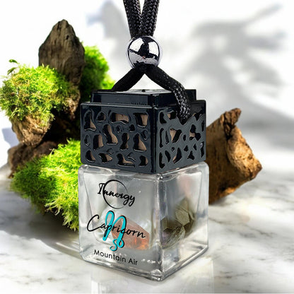 Capricornus Zodiac Crystal-Enhanced Oil Diffuser, Car Air Freshener, 8ml - Tampa Home & Garden Store