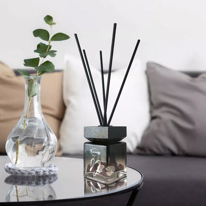 Capricornus Zodiac Crystal-Enhanced Reed Oil Diffuser, Mountain Air Scent, 100ml - Tampa Home & Garden Store