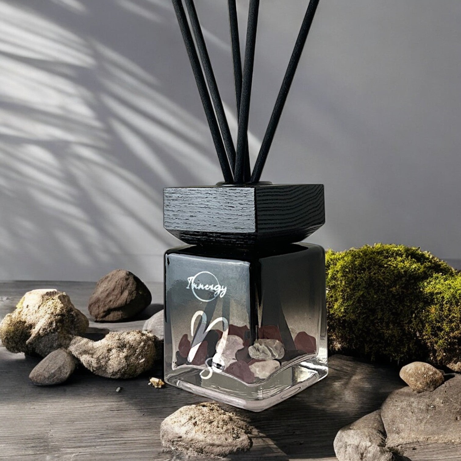 Capricornus Zodiac Crystal-Enhanced Reed Oil Diffuser, Mountain Air Scent, 100ml - Tampa Home & Garden Store