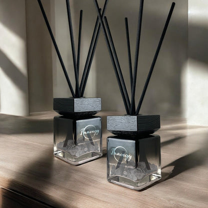Capricornus Zodiac Crystal-Enhanced Reed Oil Diffuser, Mountain Air Scent, 100ml - Tampa Home & Garden Store