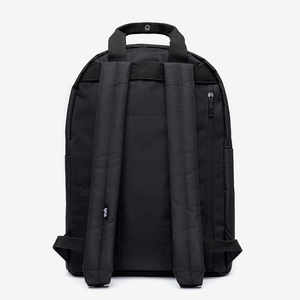 Capsule Backpack Black with Laptop Sleeve Lefrik USA, padded straps on Tampa Home & Garden Store