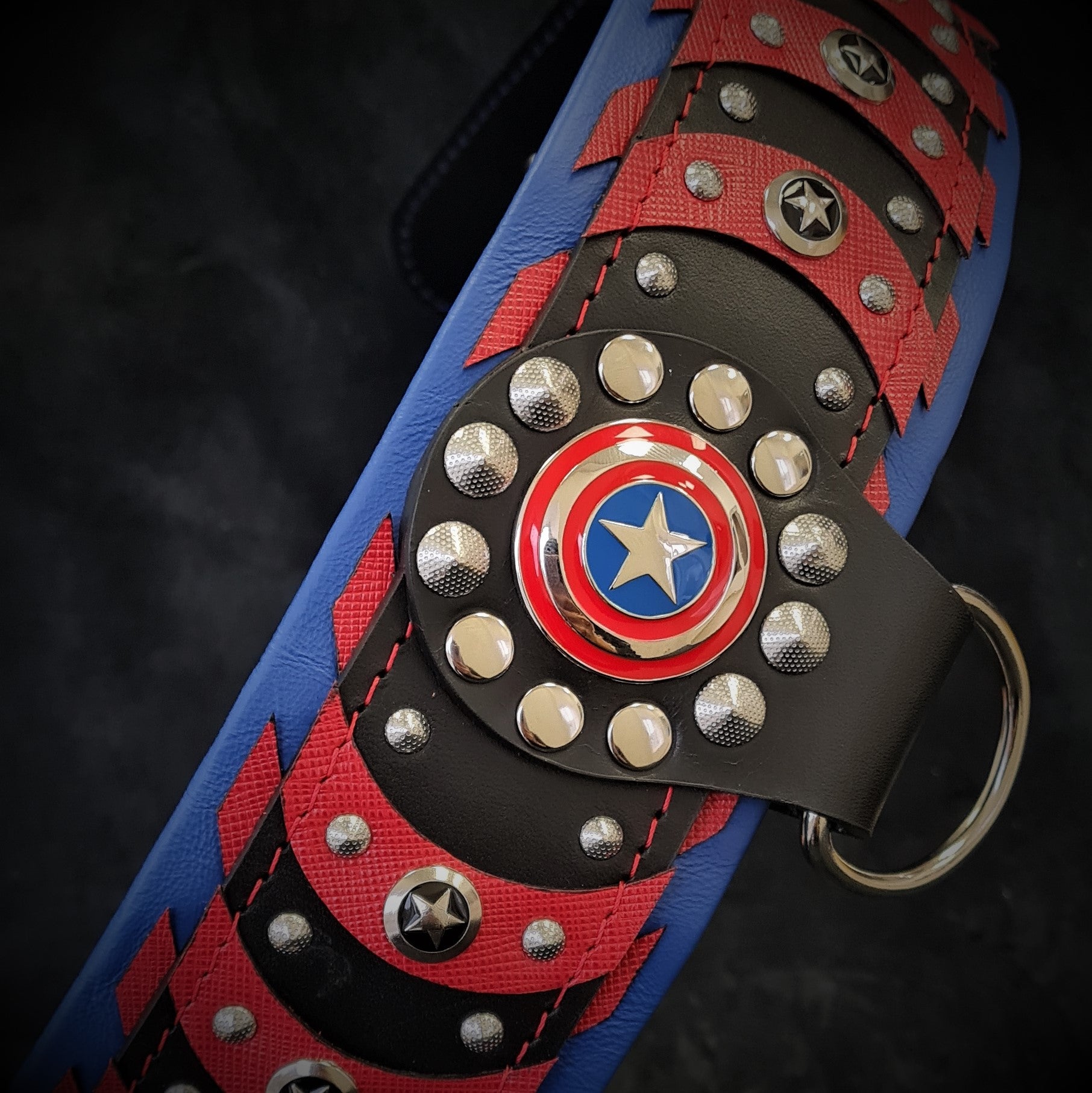 ''Captain America'' Collar - Tampa Home & Garden Store
