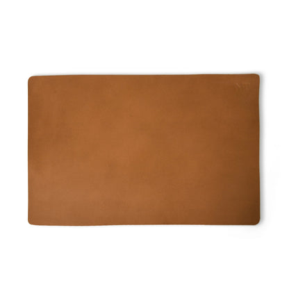 Caramel Luxe Leather Desk Mat + Mouse Pad - Tampa Home & Garden Store